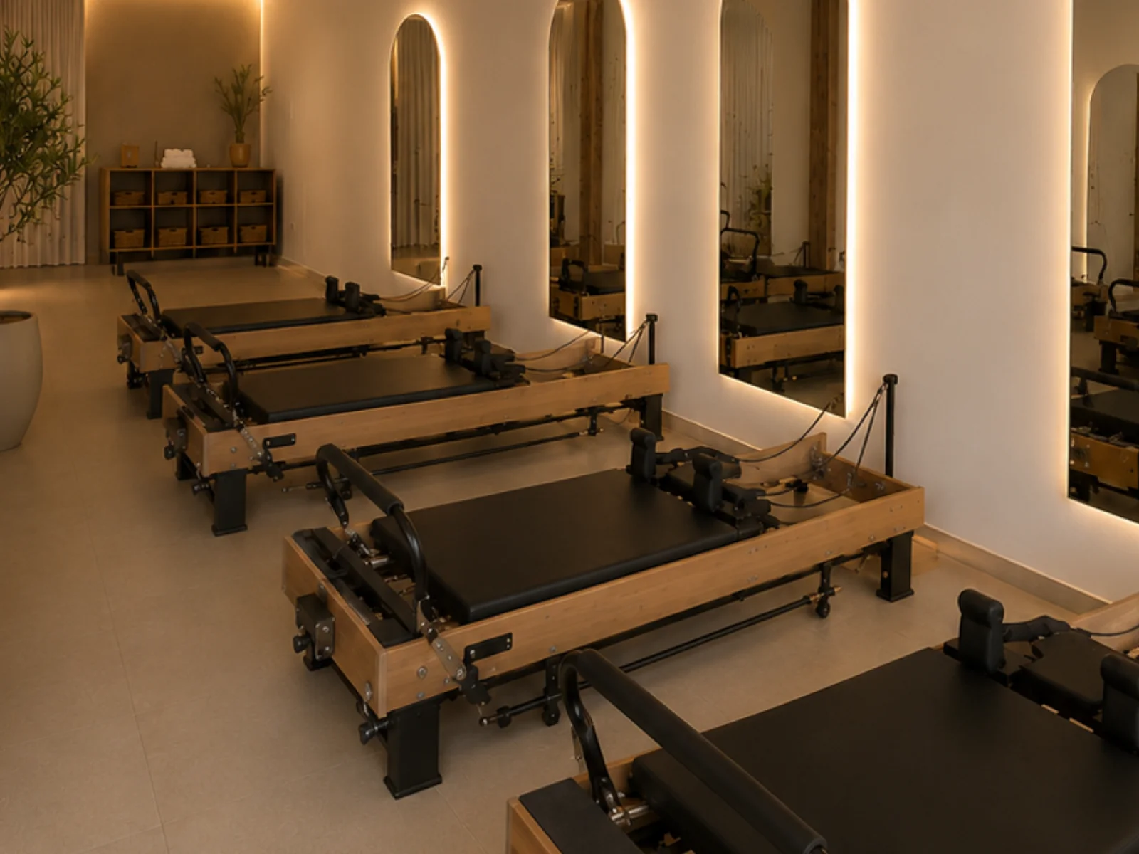 Interior of the corehouse Pilates studio